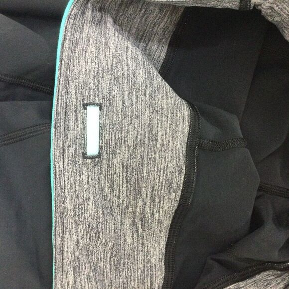 Lululemon Womens Run Inspire Tight Leggings Crop Back Zip Pocket Size 10 - Picture 4 of 10